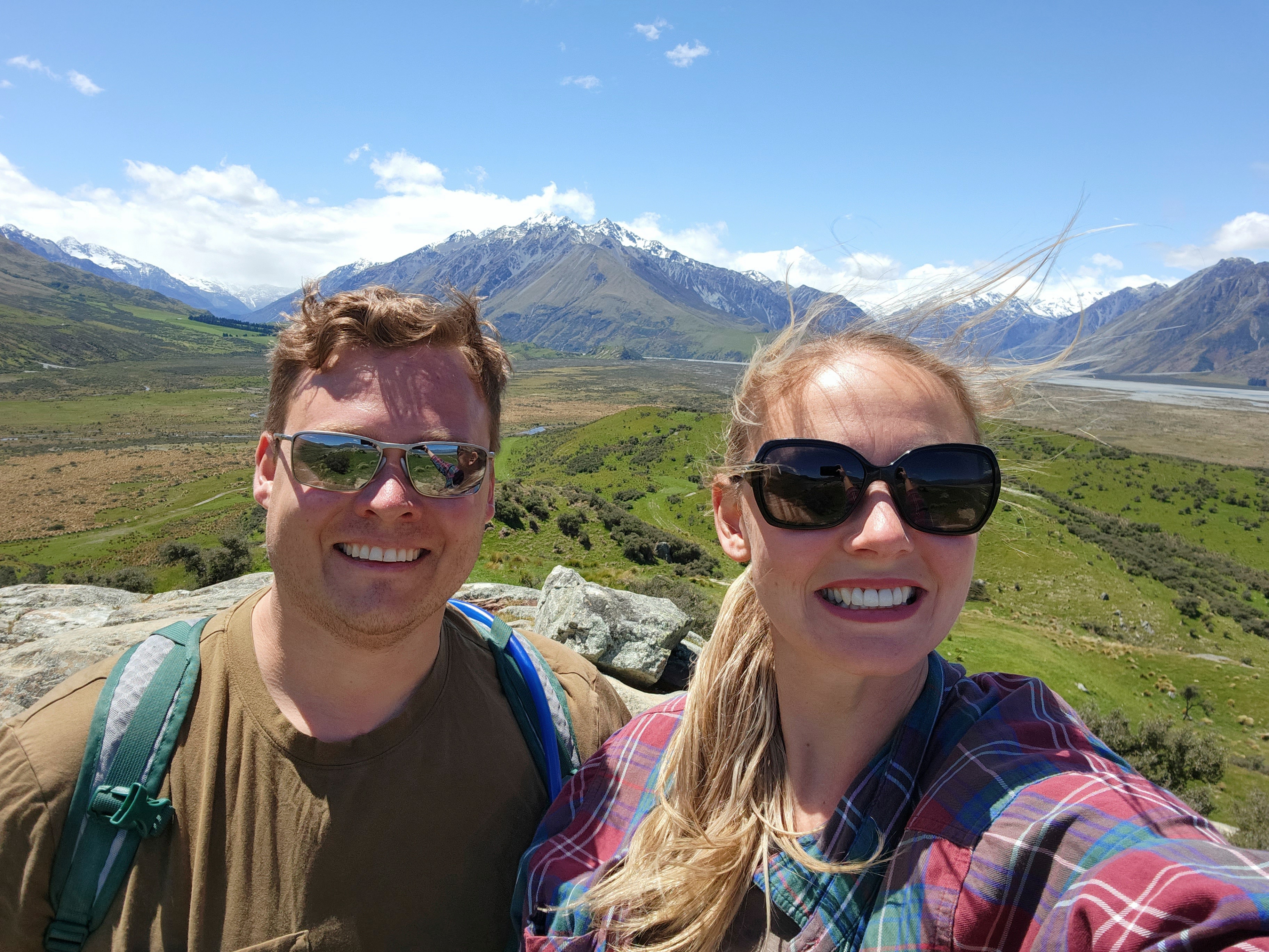Selfie atop of Mount Sunday