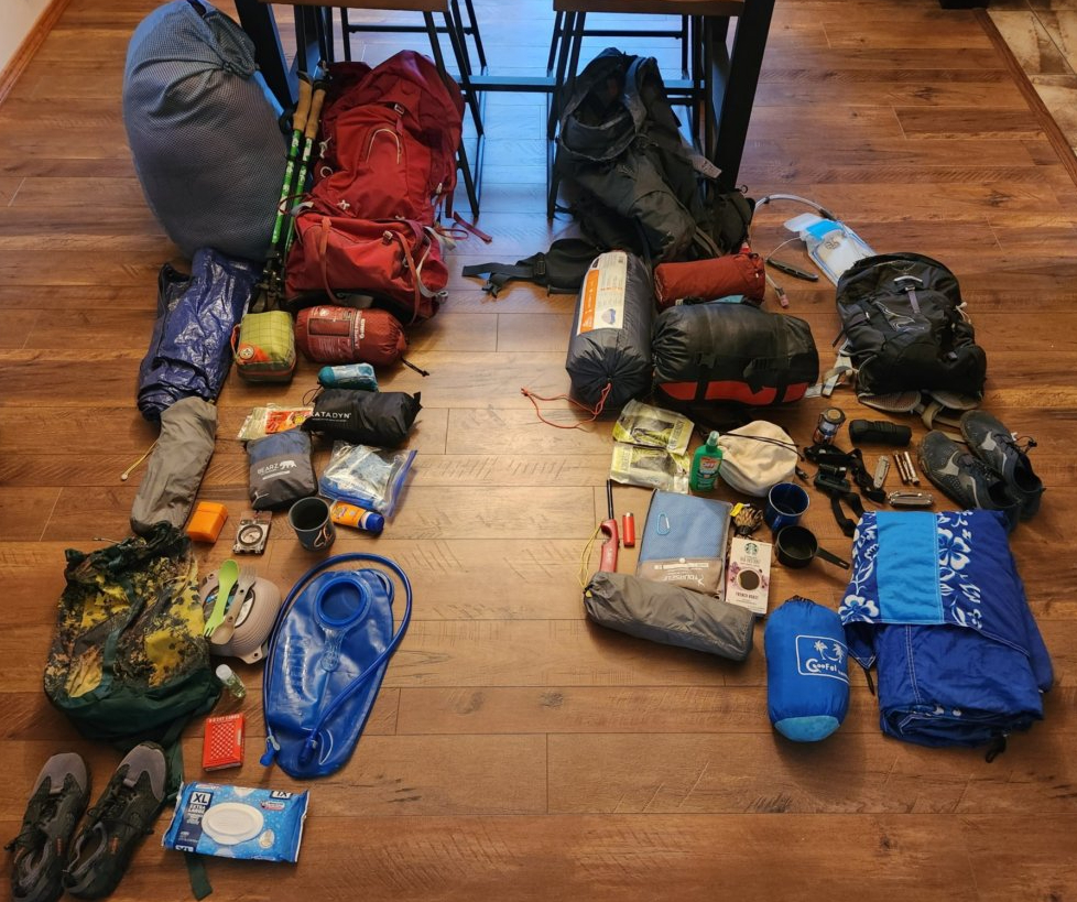 Backpacking gear
