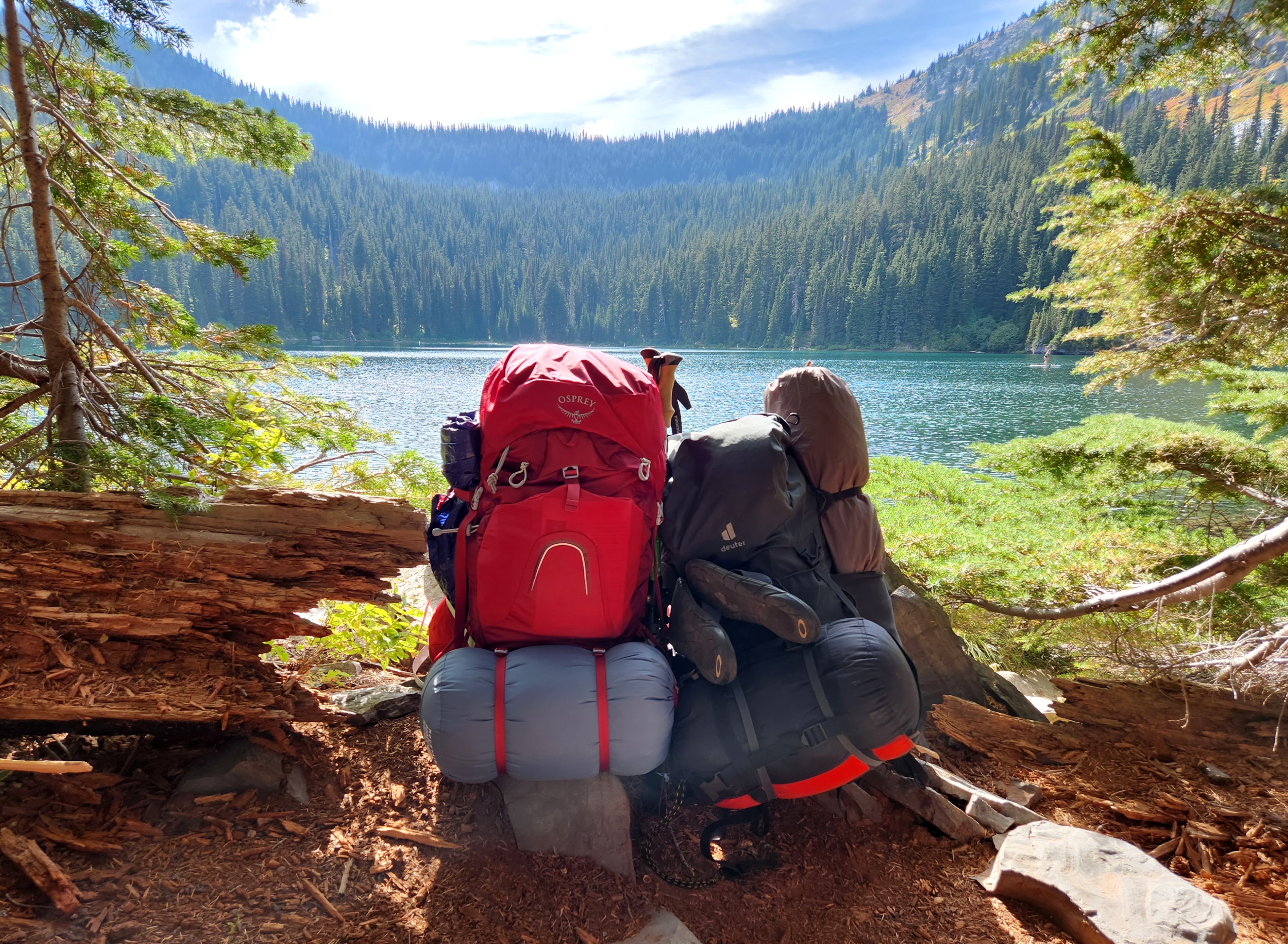 Backpacking packs