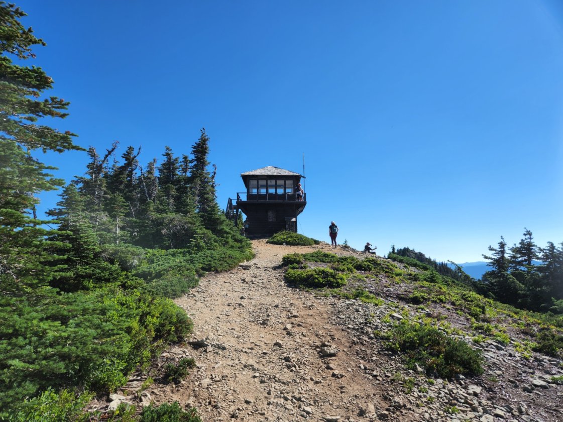 Tolmie Peak fire lookout tower